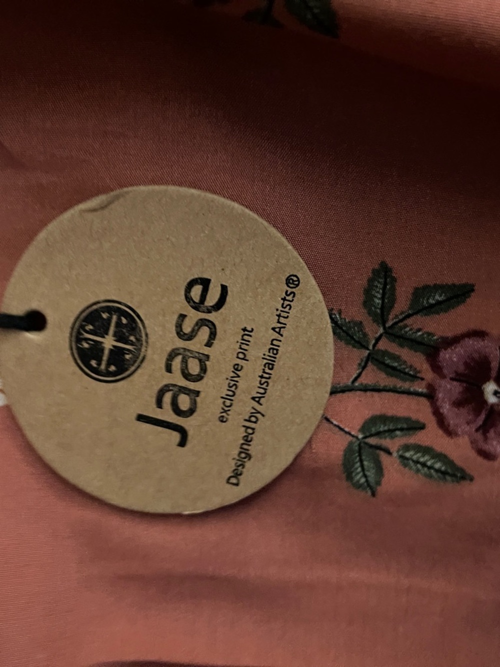 Jaase Women’s Rust Floral Off-Shoulder Top Size Medium NWT - Picture 7 of 11